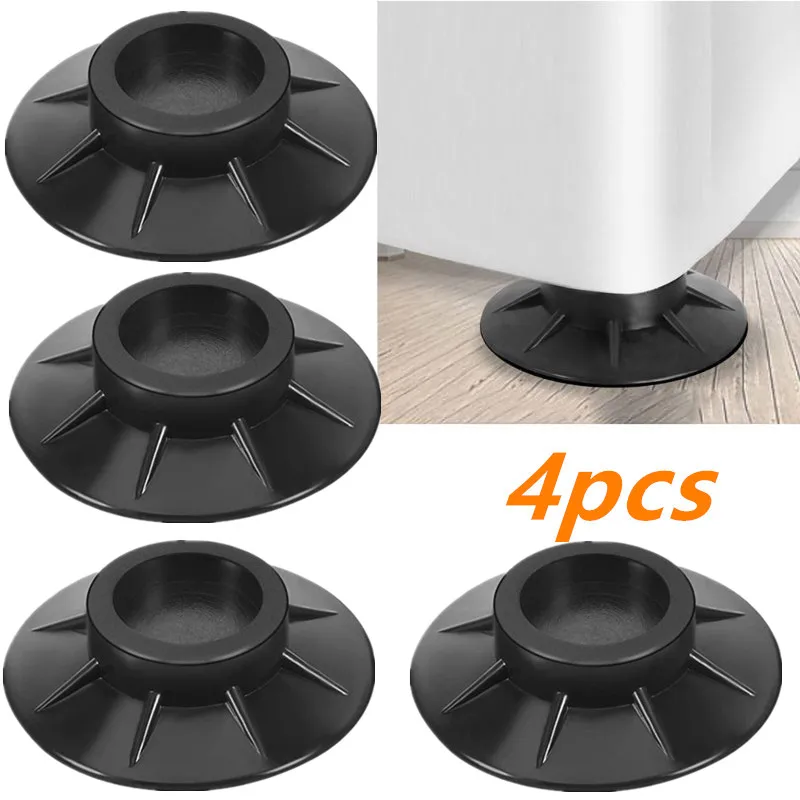 

Anti Vibration Feet Pads Rubber Legs Slipstop Silent Skid Raiser Mat For Washing Machine Support Dampers Stand Non-Slip Pad