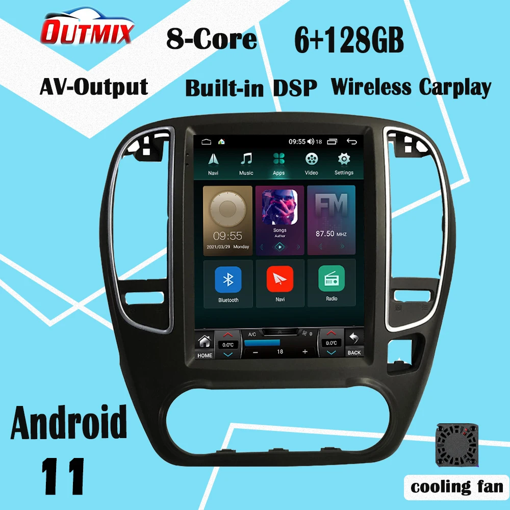 

Android 11 Carplay для Nissan Sylphy 2005-2012, автомобильный DVD-плеер, GPS-навигация, автомобильное головное устройство, мультимедийный плеер, магнитофон