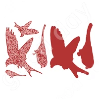 2022 new swooping swallows metal cutting dies scrapbook diary decoration stencil embossing template diy greeting card handmade