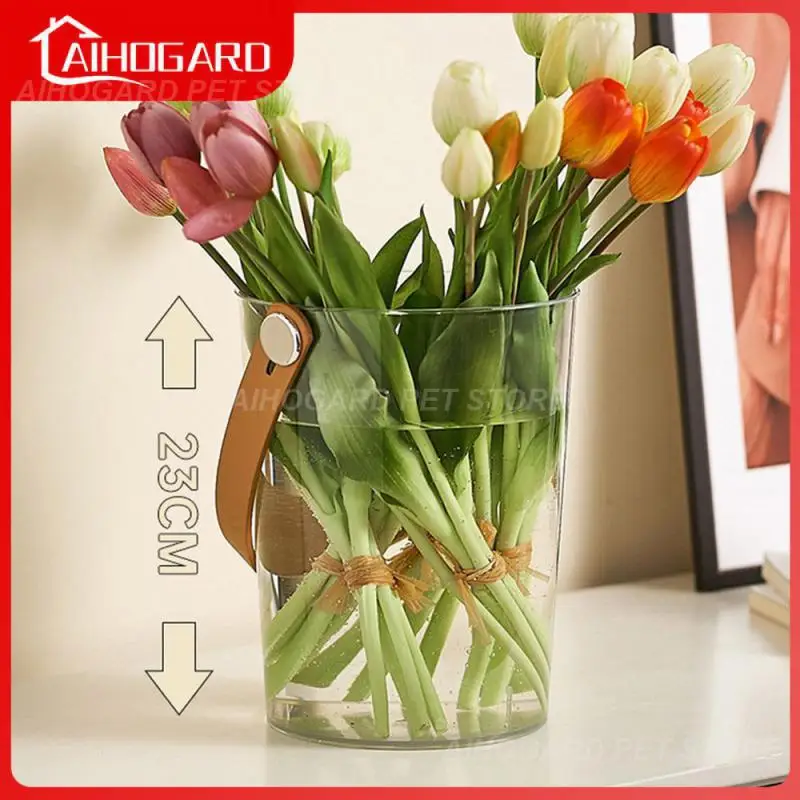 

Flower Arrangement Multipurpose High Quality Flower Bucket Enhances The Beauty Of Flowers Transparent Home Decoration Vase