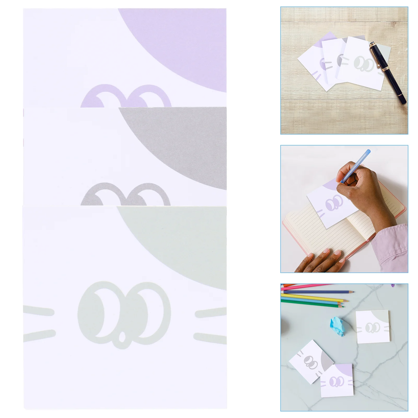 

Бумажные блокноты, блокнот для записей, новинка, портативный блокнот для записей, блокнот, толстый липкий школьный блокнот для письма, уника...