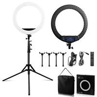 fusitu ringlight led selfie ring light phone remote control lamp photography lighting with tripod stand holder for youtube video