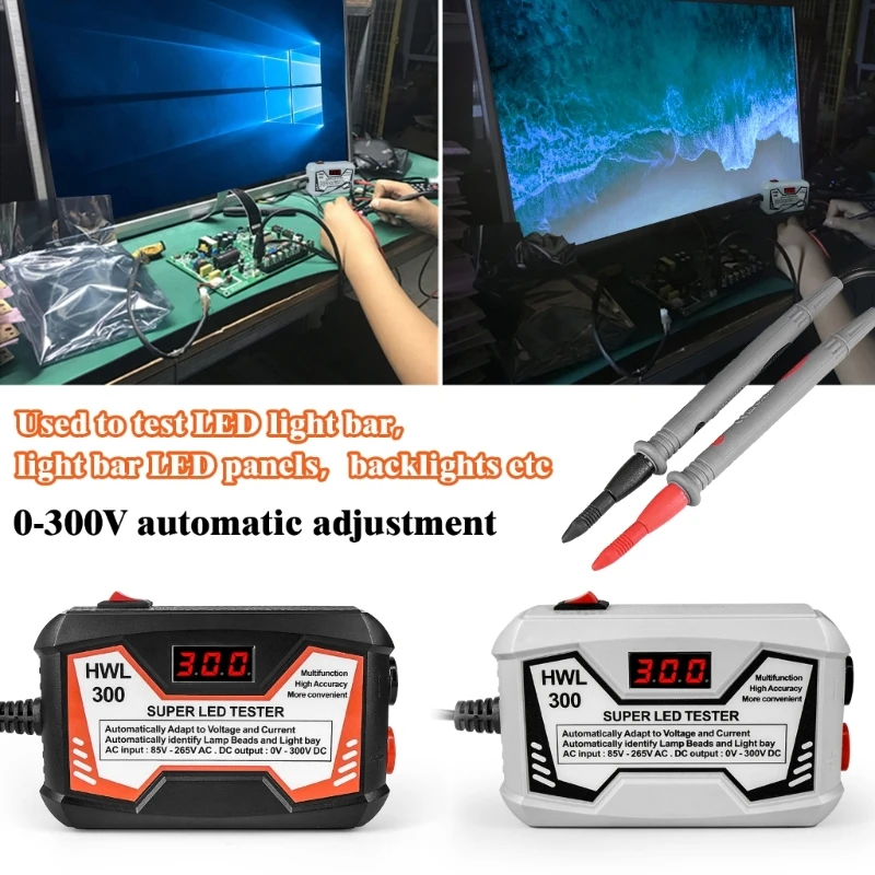 

Multipurpose LED Strips Beads Test Tool TV Backlit Tester for All-LED Light AU-/US/UK/EU- LED Tester LED Digital Display M4YD