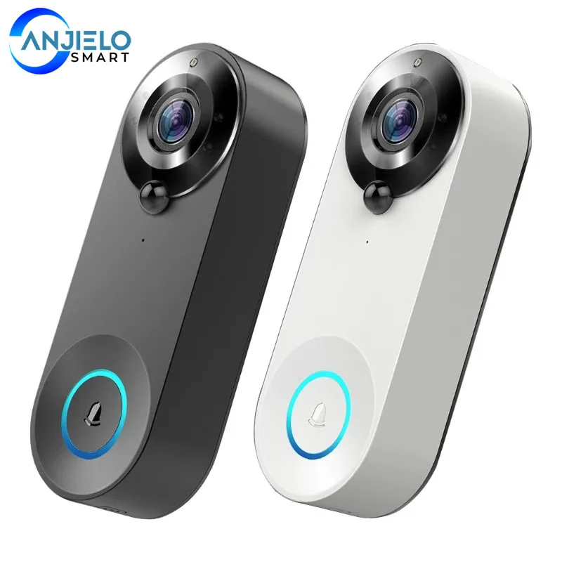 New WiFi Video Doorbell Camera Wide Angel with buit-in Battery RIR Motion Detection APP Remote Control for Home Security