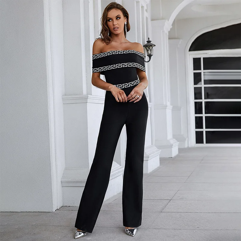 Jumpsuit Women Elegance Combinaison Femme Body Overalls Sexy Club Party Outfits for Woman 2022 One Piece Ladies Ropa Mujer