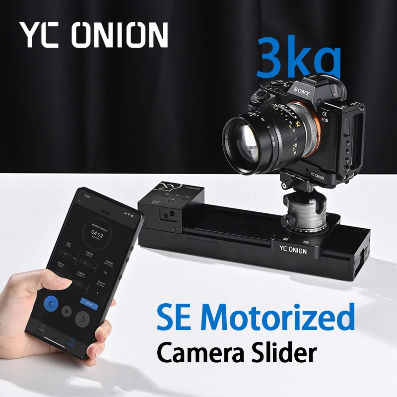 

YC Onion SE Camera Track Slider Rail Aluminum alloy App Control Motorized Rail Slider for DSLR SLR Camera Video Shooting