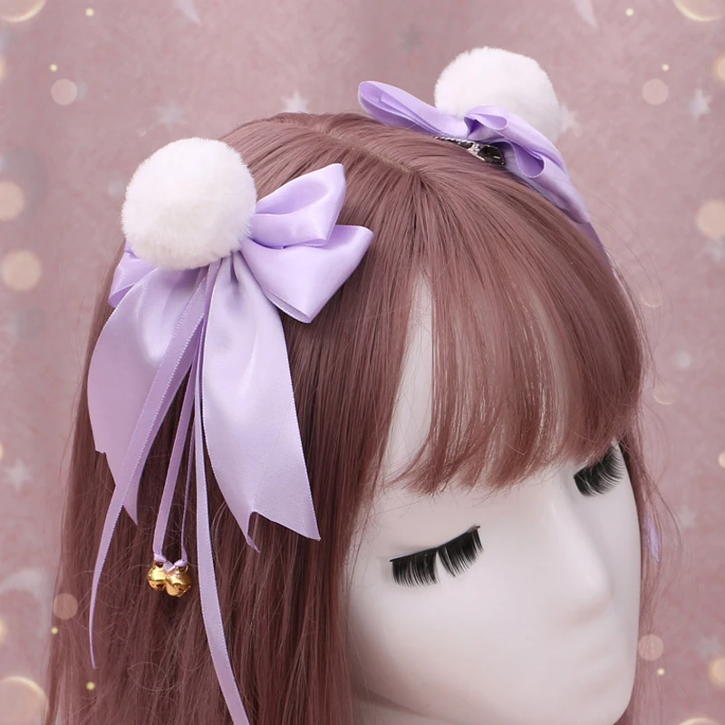 

Lolita Headwear cosplay kawaii katze ohren stirnband haar clip haar zubehör haar krawatten bunny ohren designer stirnband