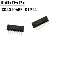 10pcs cd40106be cd40106 40106be dip 14 40106 new original ic good quality chipset in stock dip14