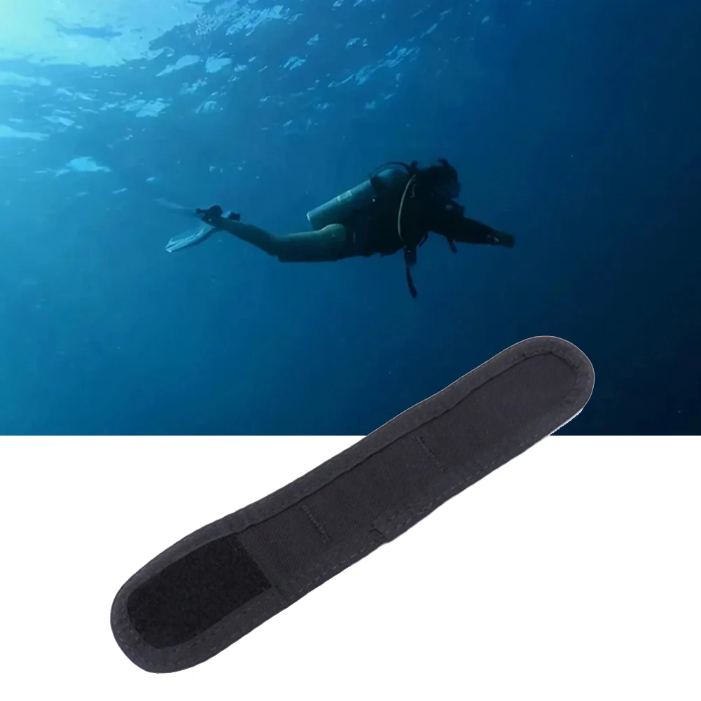 Scuba Diving Airway Holder Parts Scuba Sidemount BCD Water Sports Backmount Black Color Epaulet Nylon Material