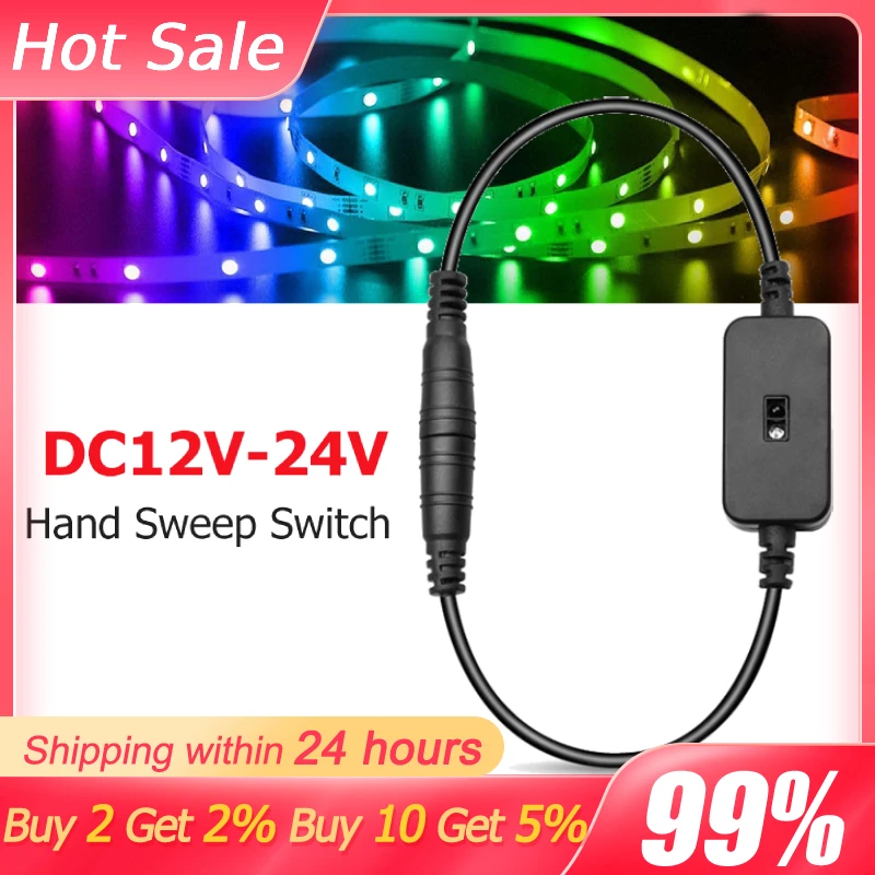 

Ручной волновой переключатель с датчиком движения, 12 В постоянного тока, 24 В