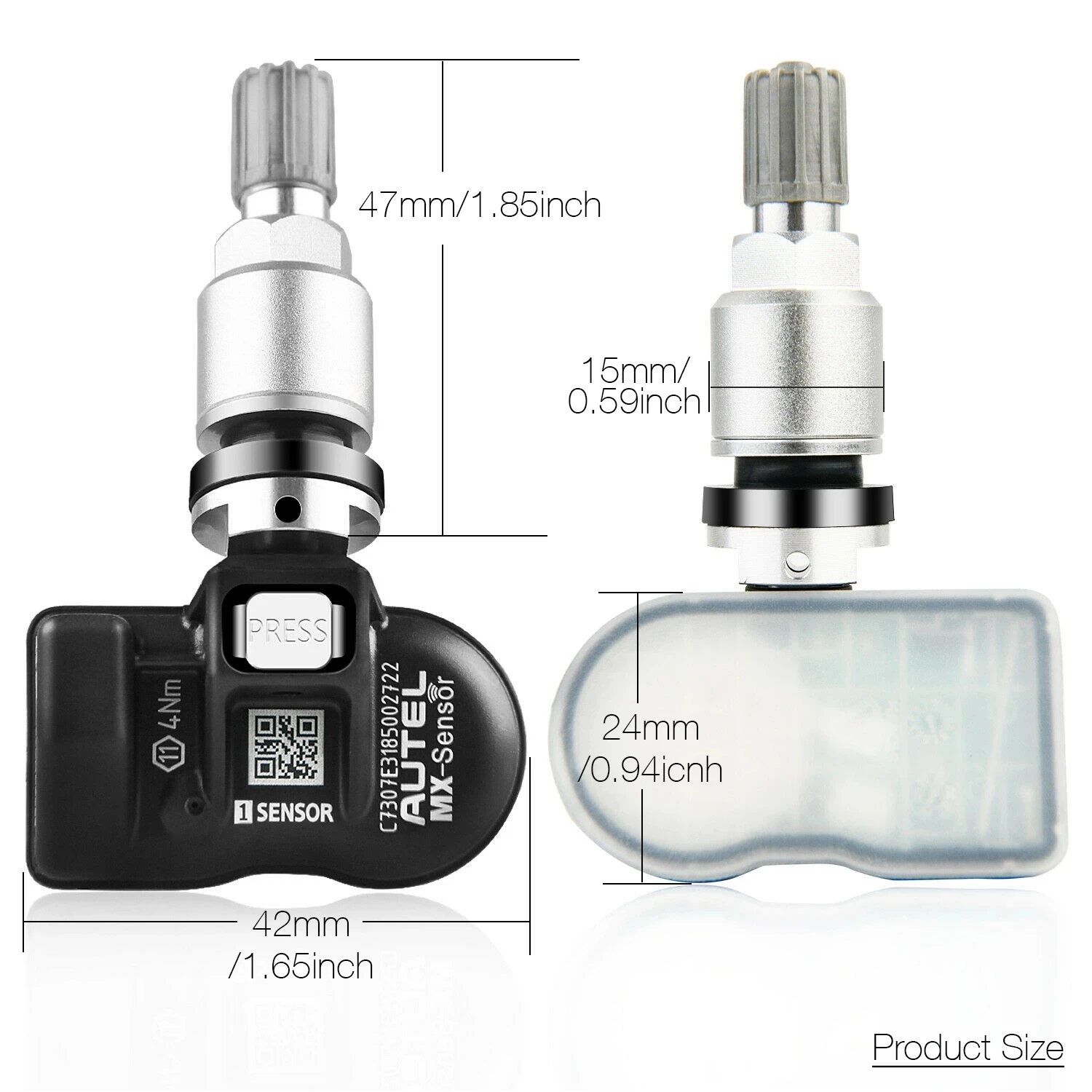 Autel MX Sensor 433 МГц и 315 2 в 1 Mx-Sensor TPMS инструмент для ремонта шин автомобильный