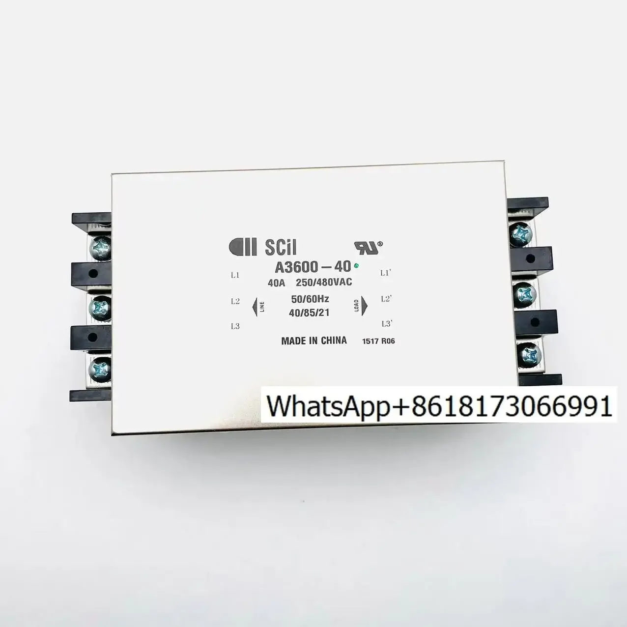 Фото Фильтр лифта CV330/300 SCII A3600-40 40A 250/480VAC Новый №1