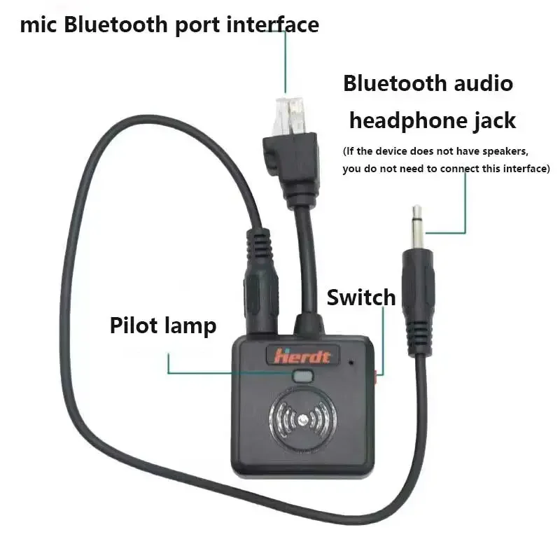 Водонепроницаемый Bluetooth микрофон для Kenwood