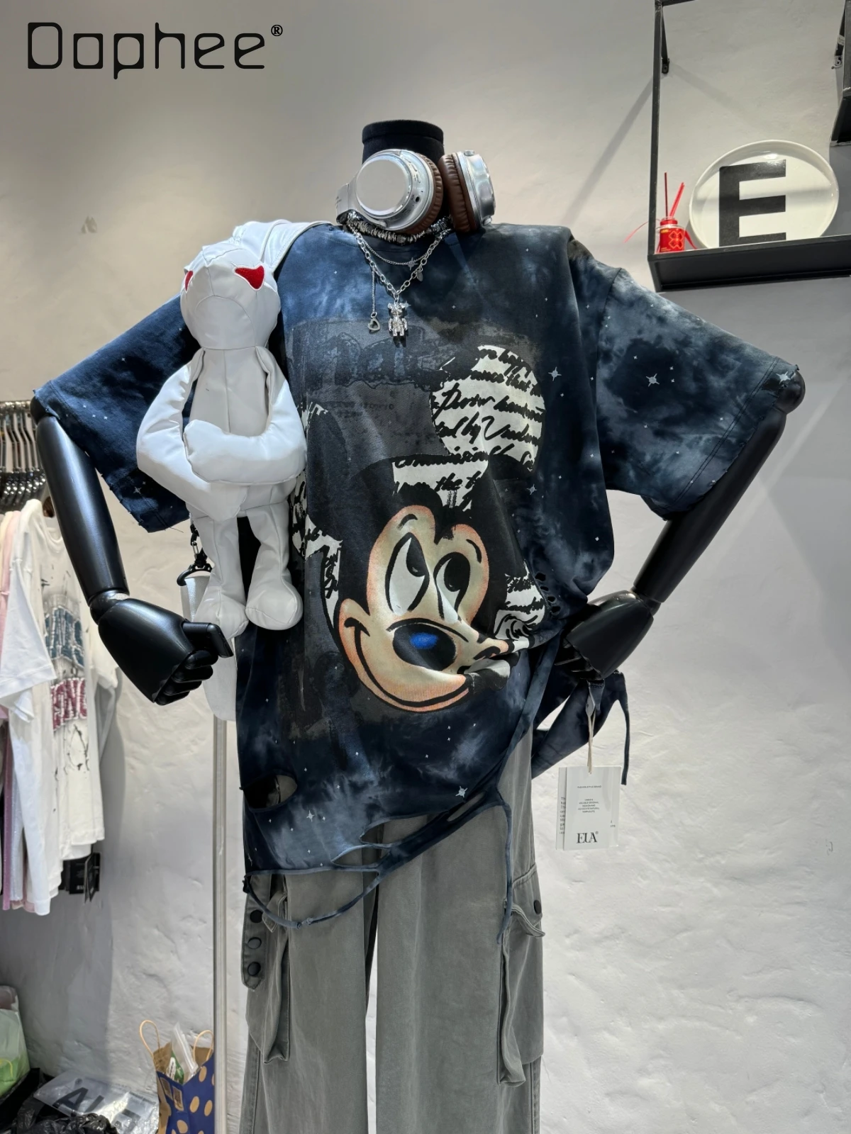 Женская летняя футболка с коротким рукавом и круглым вырезом