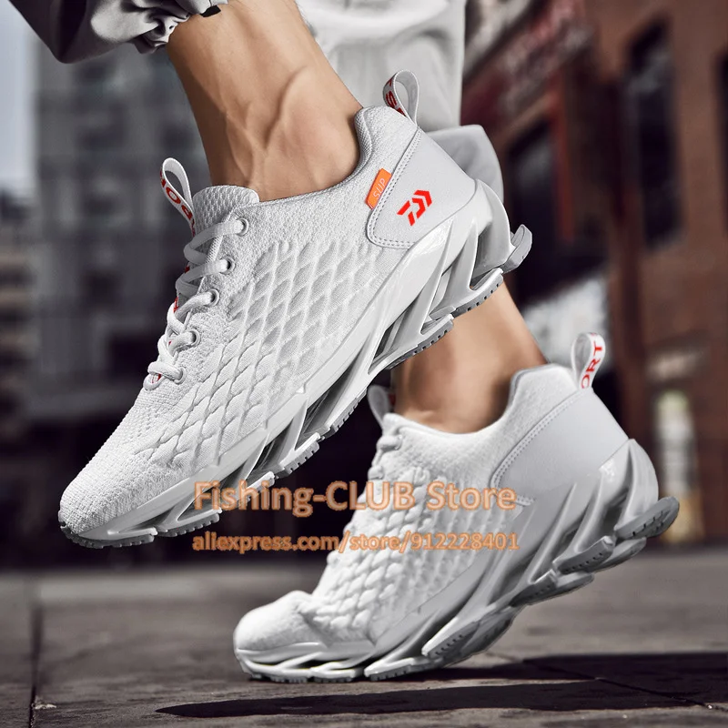 Summer Fishing Shoes Mesh Blade Running Shoes for Men High Quality Men's Jogging Walking Athletics Trainer Lightweight Sneakers enlarge