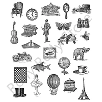 animal clear stamp diy scrapbooking card template paper craft handmade decorative new stamp stamp english 2022