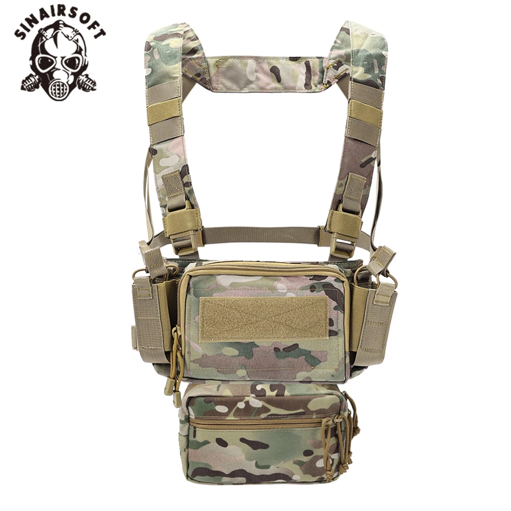 Тактический охотничий нагрудный жилет D3CR с микронагрудным жилетом 5 56 7 62 и