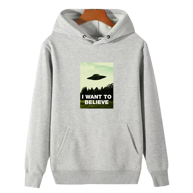 Толстовки с капюшоном I Want To Belive Road Happiness толстый свитер хлопковая флисовая