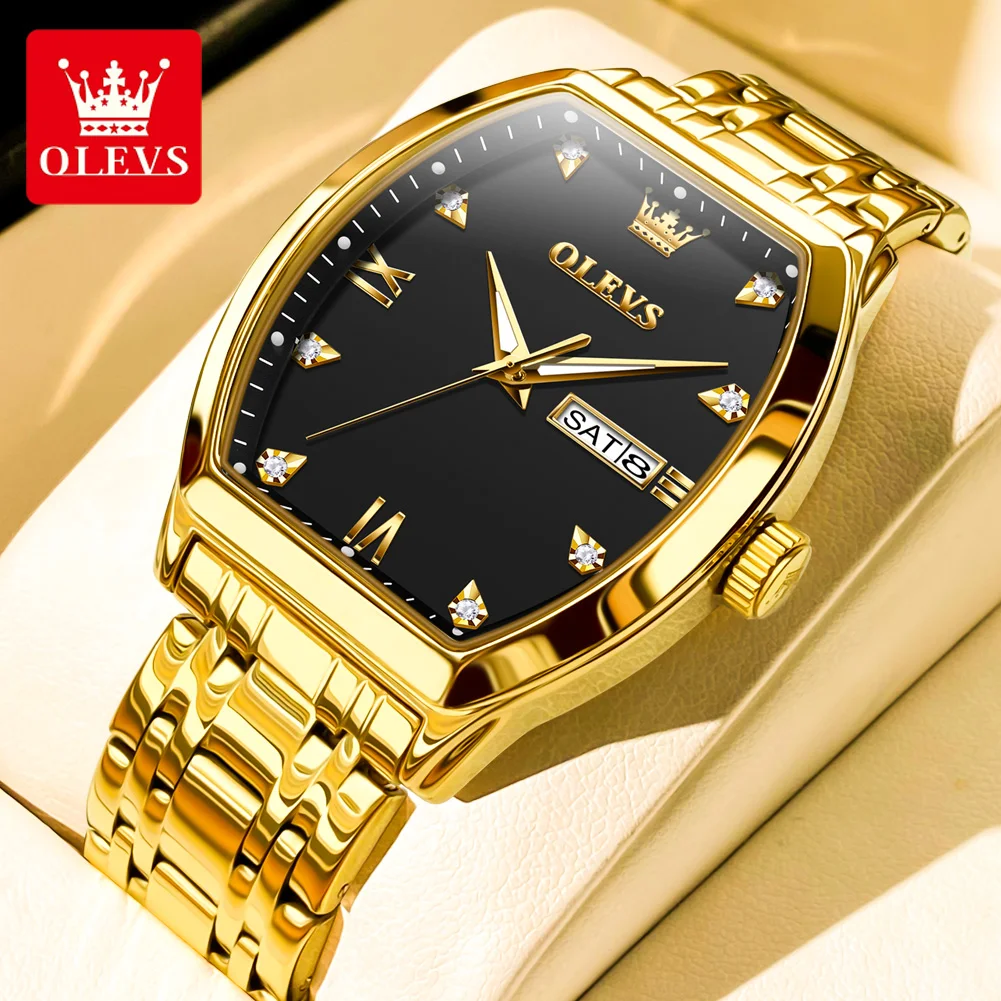 

OLEVS 5528 Watch Men Top Brand Men Watches Full Steel Waterproof Casual Quartz Date Sport Business Wrist Watch Relogio Masculino