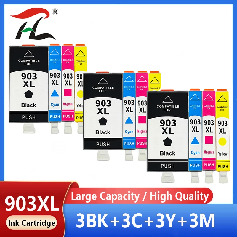 

903 XL Ink Cartridge For HP 903XL Officejet Pro 6950 6960 6961 6963 6964 6965 6966 6968 6970 6971 6974 6975 6978 6979 printer