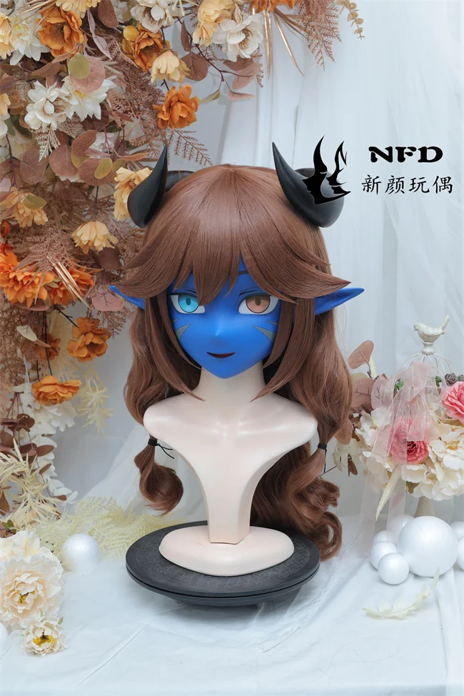 

(NFD021) Full head super sweet female resin crossdressing Doll kig cosplay kigurumi mask