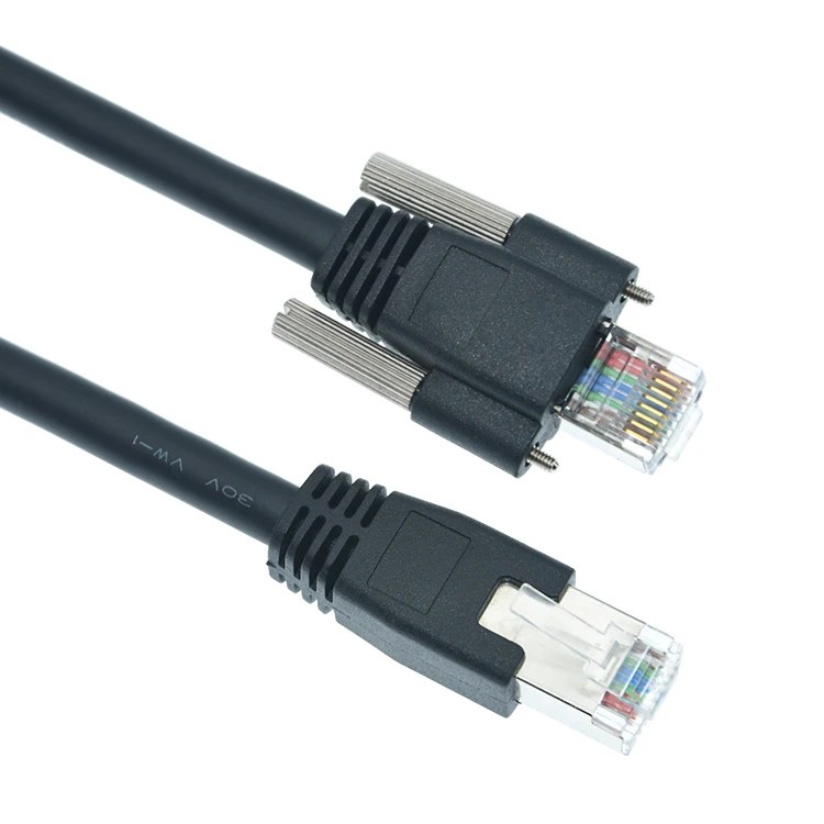 High Quality Test 4pair 24 AWG Cobre Cable De Red LAN CABLE Cat6 Network Gigabit Ethernet Cable For Industrial Camera