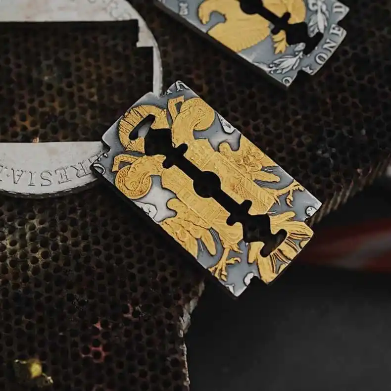 Подвеска NY Shubai в стиле ретро, ретро, сделано в стиле старой австрийской Венгерской Империи, креативный индивидуальный кулон с двойным лезвием орла