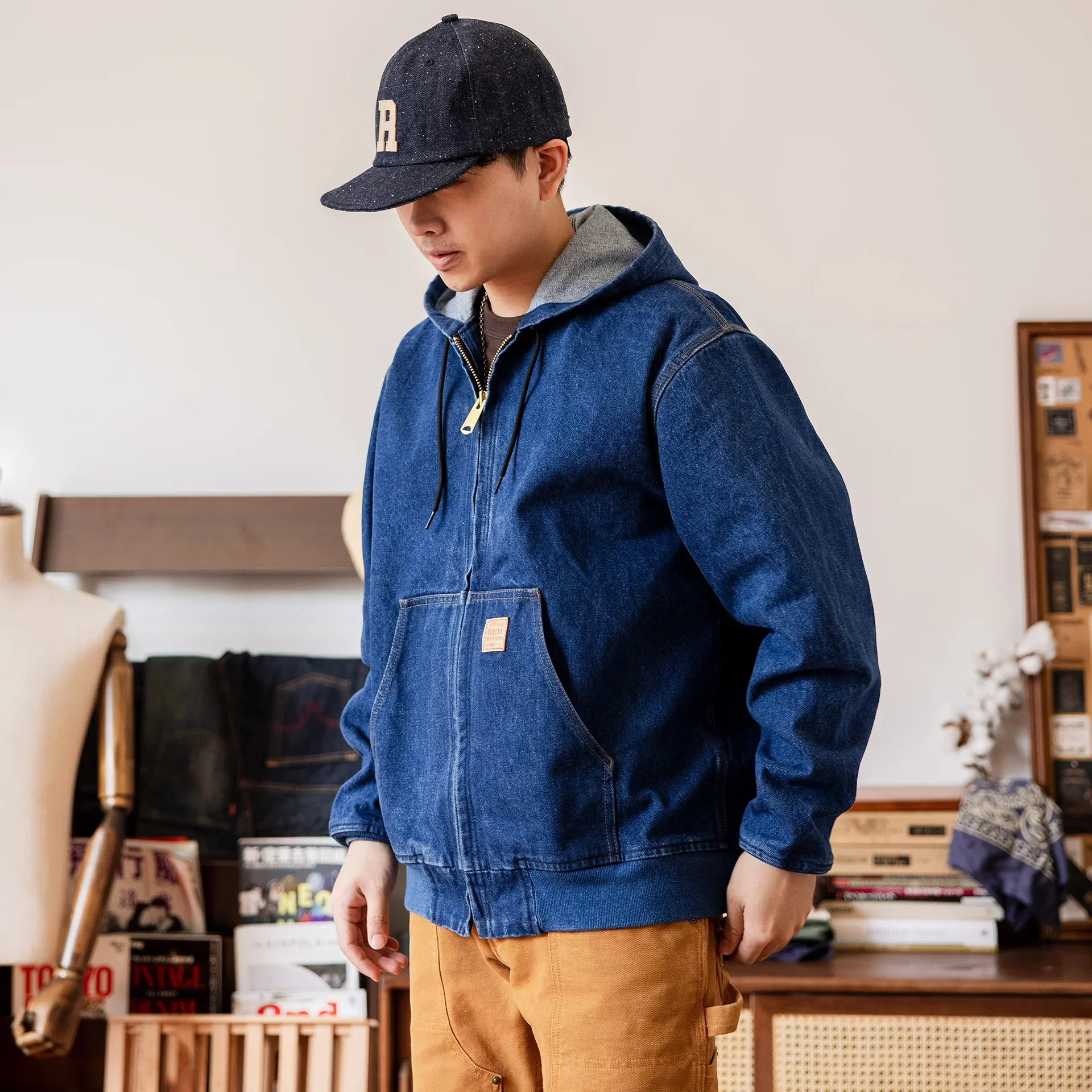 Женская джинсовая куртка из высококачественного хлопка Повседневная стильная