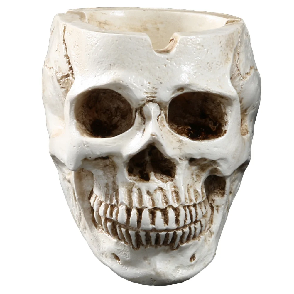 

Resin Human Ashtray Home Ornaments Scary Halloween Decorations Bar Decors Smoking Room Accessories