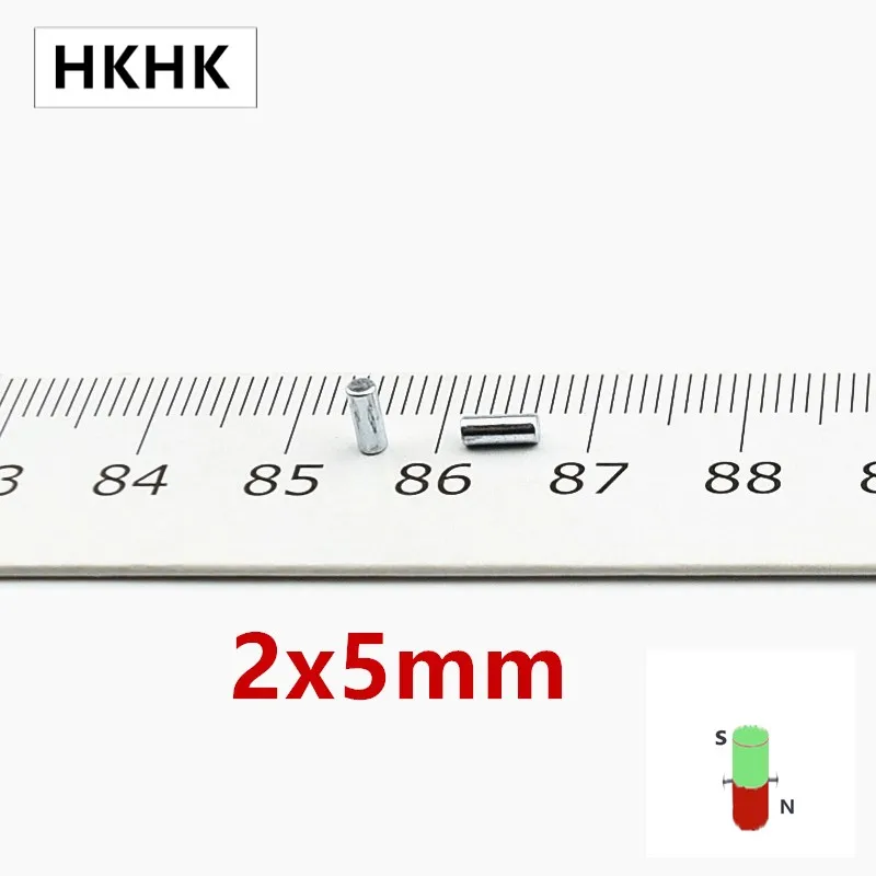 

Мини-магнит HKHK диаметром 2x5 мм, 100-2000 шт.