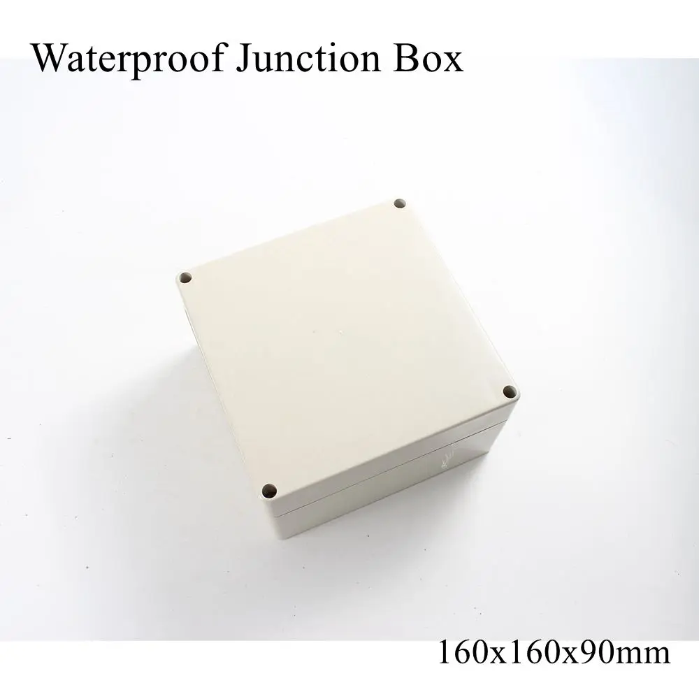 Распределительная коробка 160x110x90 мм, IP65, водонепроницаемый пластиковый корпус из АБС-пластика, чехол для инструмента, наружное подключение кабеля, электрический