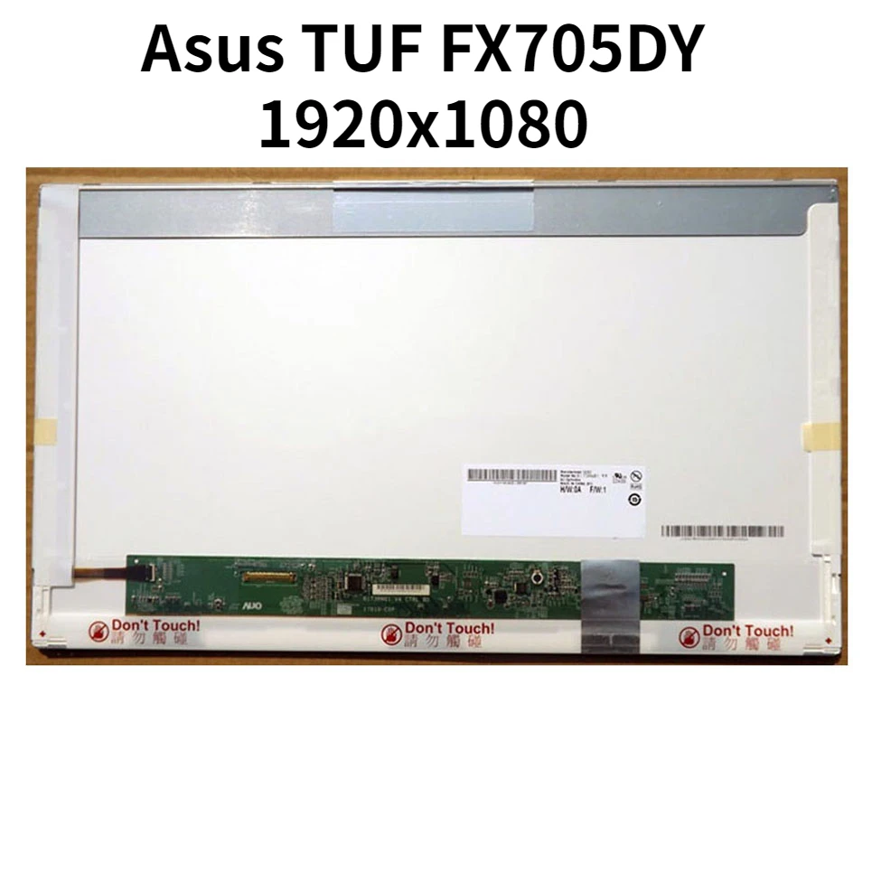 

17.3 inch Laptop LCD LED Display Screen For Asus TUF FX705DY 1920x1080 Resolution 40 Pins New Replacement