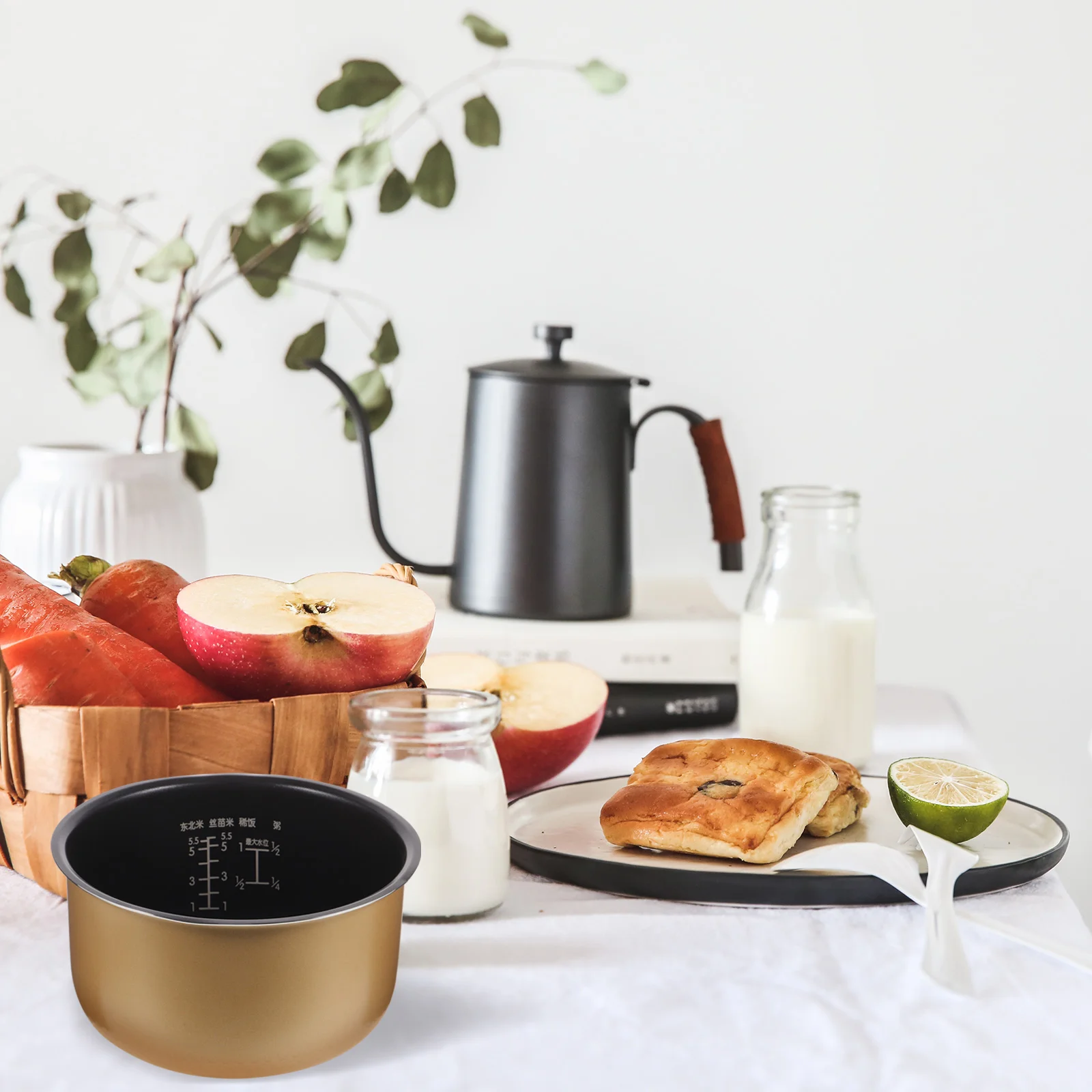 

Rice Cooker Liner House Inner Pot Aluminum Alloy Kitchen Supply Non-stick Accessory Electric Cooking Pots Slow-cooker