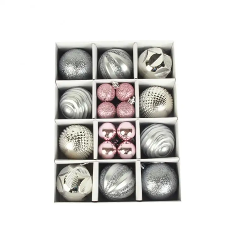 

/set Christmas Ball Ornaments Christmas Tree Bauble Hanging Balls Plastic Xmas Decorations Pendant New Year Navidad Noel