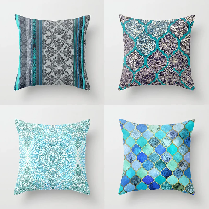 

Племенной чехол для диванной подушки, марокканский буддизм, Богемская мандала, наволочки для домашнего дивана, стула, декоративные наволоч...