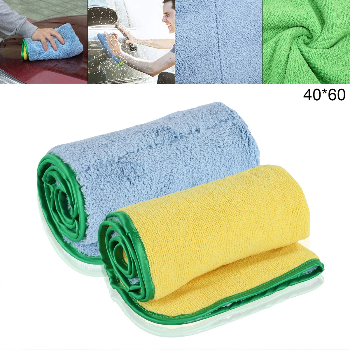 

40 X 60CM Car Wash Towel Coral Velvet Fiber Dry Wet Multi purpose Car Wipe Care Cloth Polishing Wash Cleaning Drying Towels