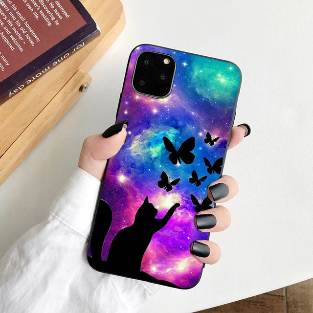 Luxurious Colored Butterfly Phone Case for Iphone 12 13 Mini 11 Pro XS XR MAX 8 7 Plus X SE2020 Fashion Back Cover Shell |