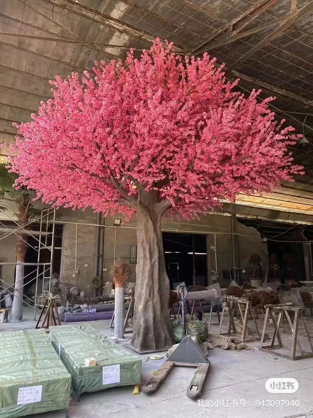 Новое искусственное украшение набор цветов вишни большое дерево Сакура