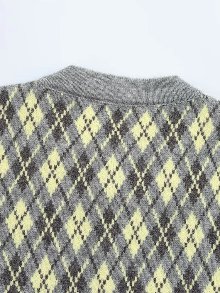 2024 осенне-зимние новые поступления женский модный вязаный кардиган с