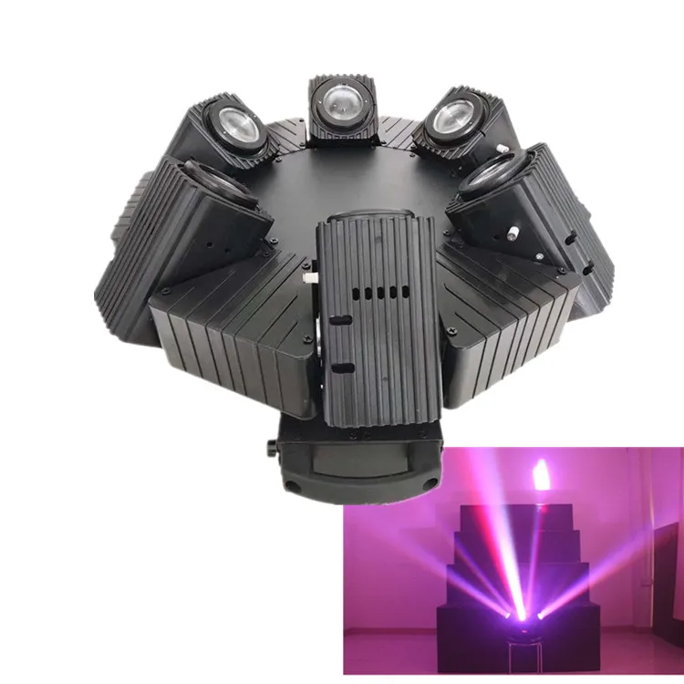 

Smart led beam 4in1 rgbw wash stage lighting 6 head infinite rotating moving head light