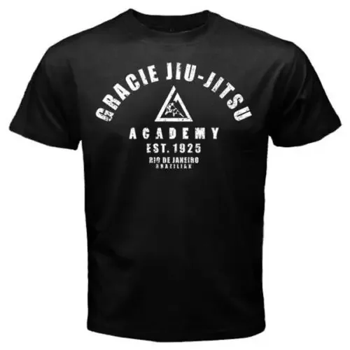 Фото Модная легенда логотипа боевых искусств Gracie Brazillian Jiu Jitsu - мужская футболка на заказ №1