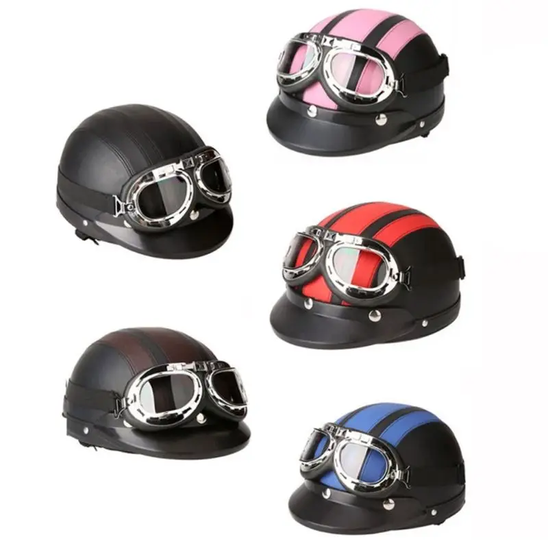 

Мотоциклетный шлем, ветрозащитный унисекс шлем для езды на мотоцикле, дорожном велосипеде, защита головы