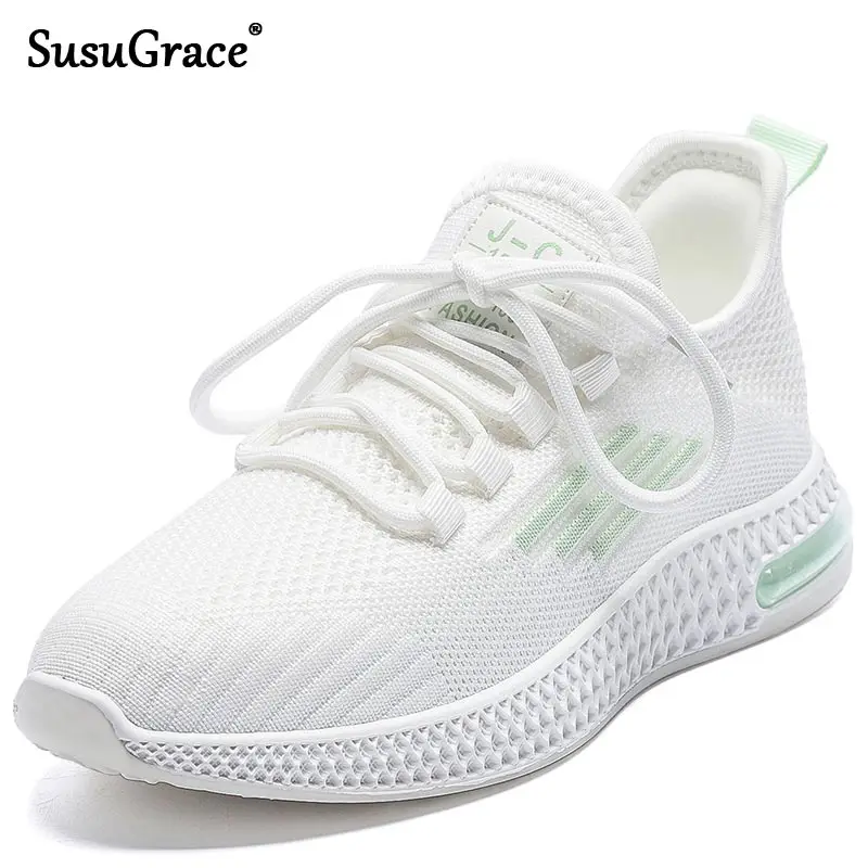 

SusuGrace Femino Women Platform Sport Shoes Designer Luxury 2022 Brand Women Running Shoes Sports Shoes Fashion Sneakers Tennis