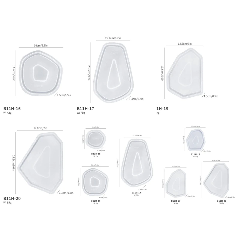 Креативная силиконовая форма для изготовления поддона из смолы большая