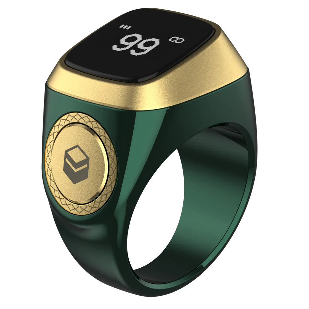 IQibla Smart Zikr Ring: водонепроницаемый цифровой счетчик и напоминание о вибрации Ring Praise