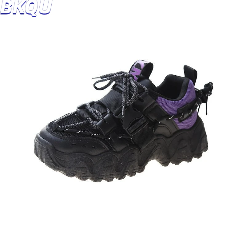 

Casual Women Sneakers High Heels Platform Tennis Sports Mixe Colors Thick Bottom Walking Mesh Breathable Vulcanized Shoes