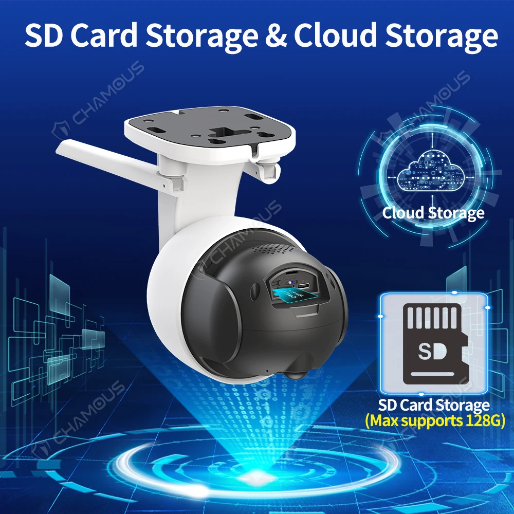 Камера видеонаблюдения с солнечной панелью Wi-Fi 3 Мп 4G Sim |