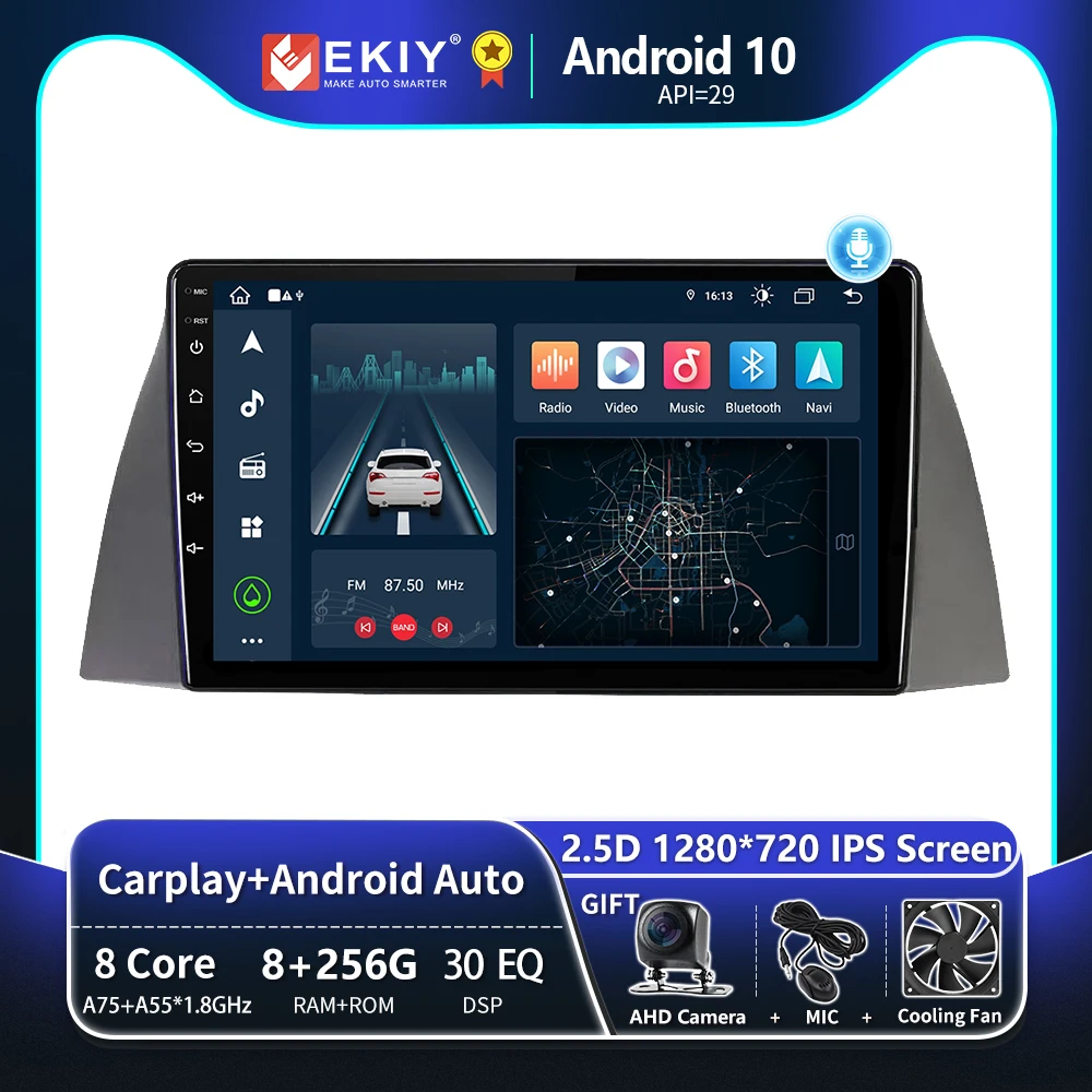 

EKIY T900A Android 10 Car Radio For Chery Tiggo T11 1 2005-2013 Autoradio Blu-ray 1280*720 Multimedia Player Navi GPS No 2 Din