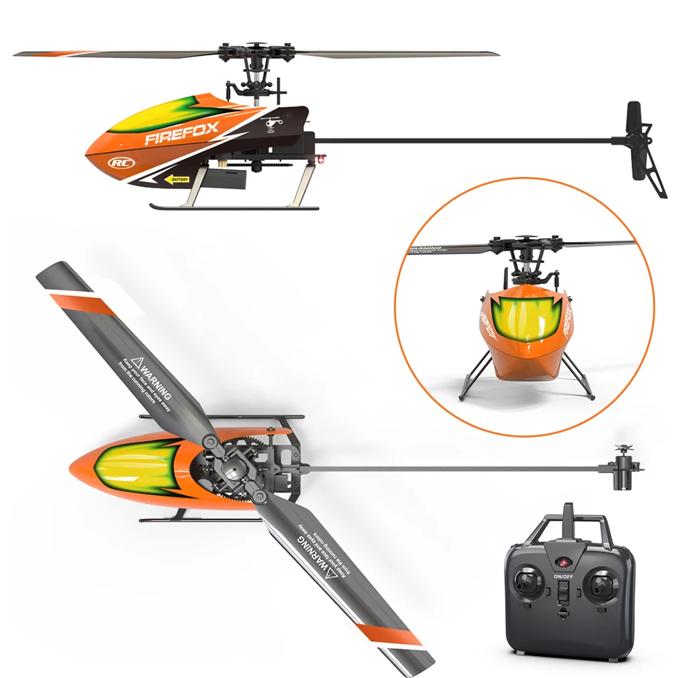 RC ERA C129 RTF RC Helicopter 4 Channel 2.4Ghz 6 Axis Gyroscope Airless Flight Remote Control Toys for Adults Beginner