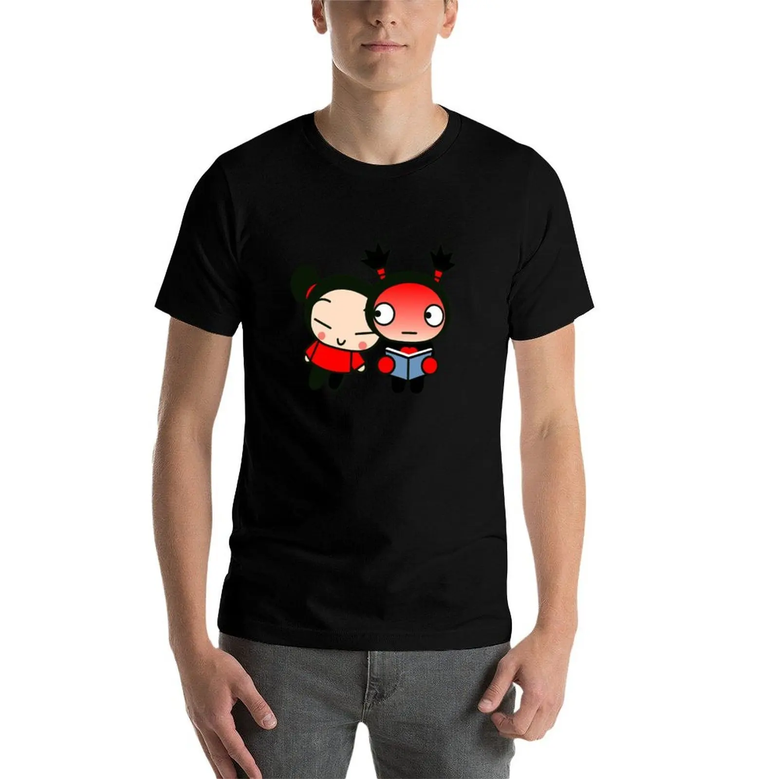 Фото Футболка Pucca and Garu, спортивная футболка для активного отдыха для мужчин №4
